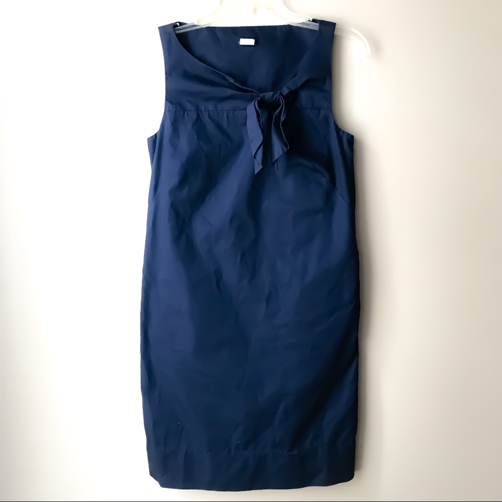 J. crew navy shift dress